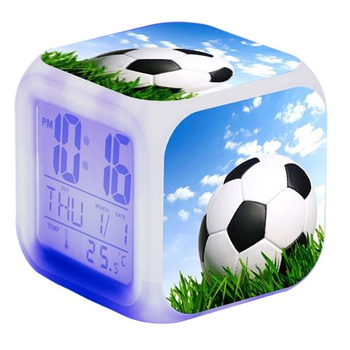 Football digital alarm - digital, clock