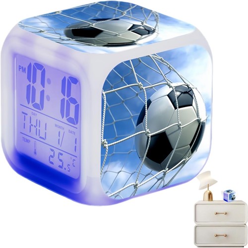 Boys football alarm clock - football,