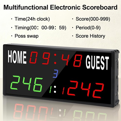 Digital scoreboard with - scoreboard,