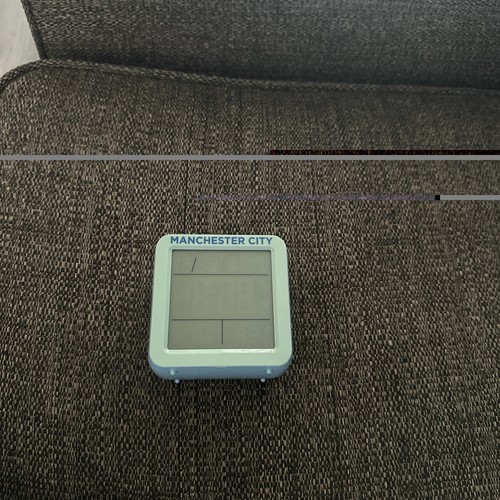 Man city digital alarm clock - man,