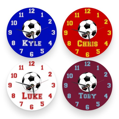 Football clock wall - football,