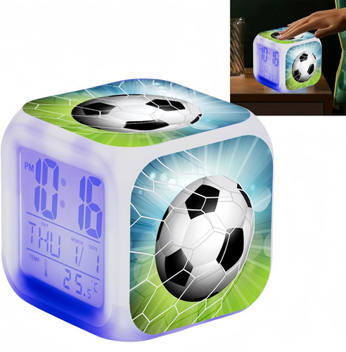 Football clock digital - clock,digital, alarm
