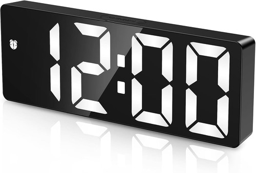 Digital alarm clock bedside - alarm,