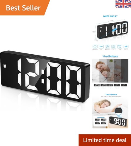 Digital alarm clock with - digital,